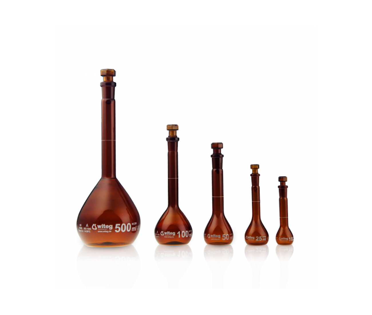 Witeg A級茶色量瓶