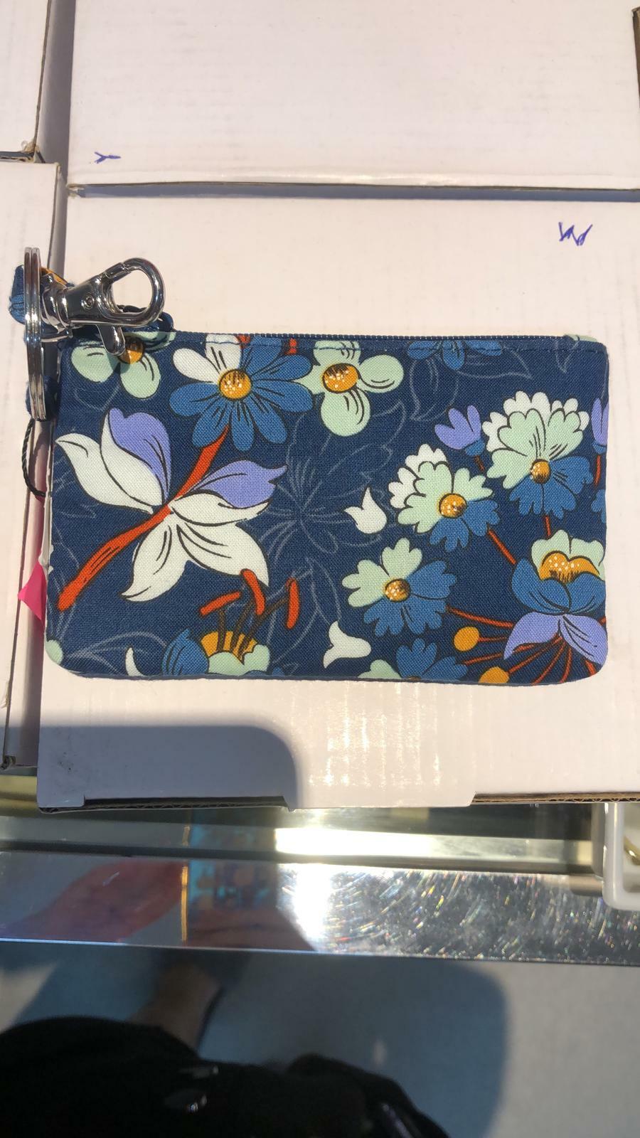 [S] VERA BRADLEY ZIP ID & LANYARD,FLORAL BURST, 886003811726 (SVB15) FINAL SALE