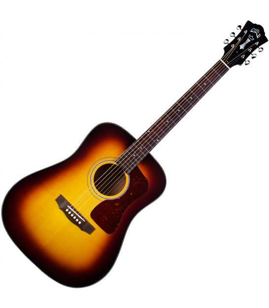 Guild D-40 美廠 全單板 雲杉木面板 桃花心木側背板 木吉他 D桶 漸層色