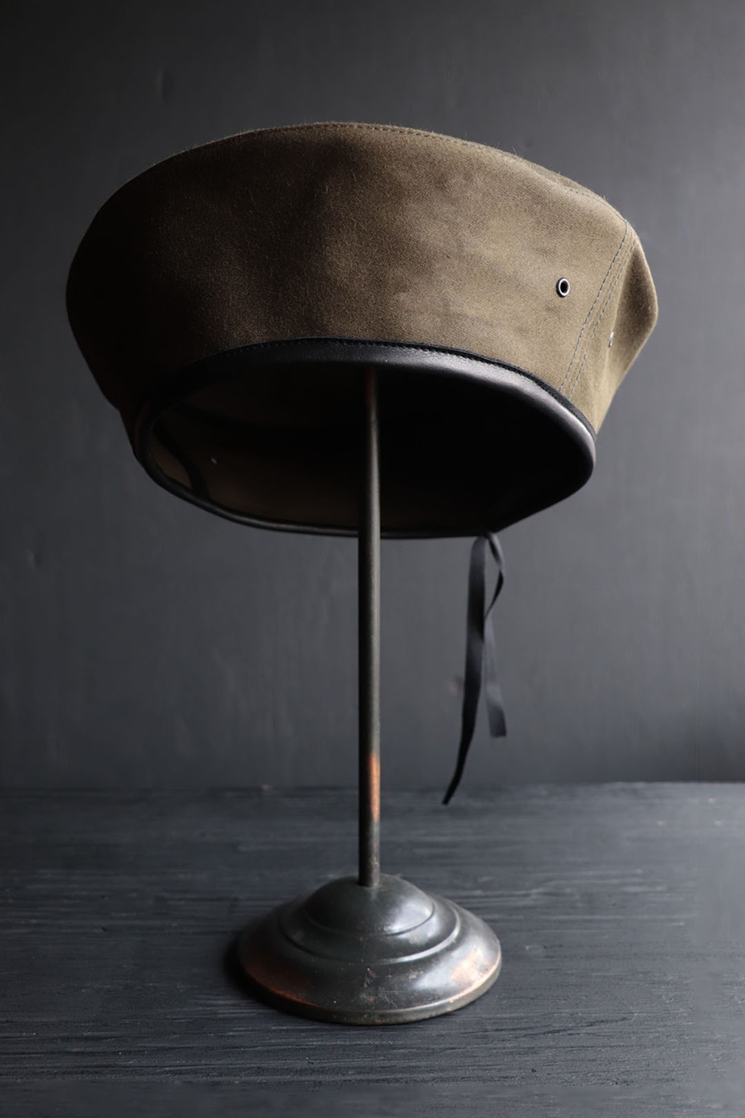 Black Sign Moleskin BS Soldier Beret / Soldier Green
