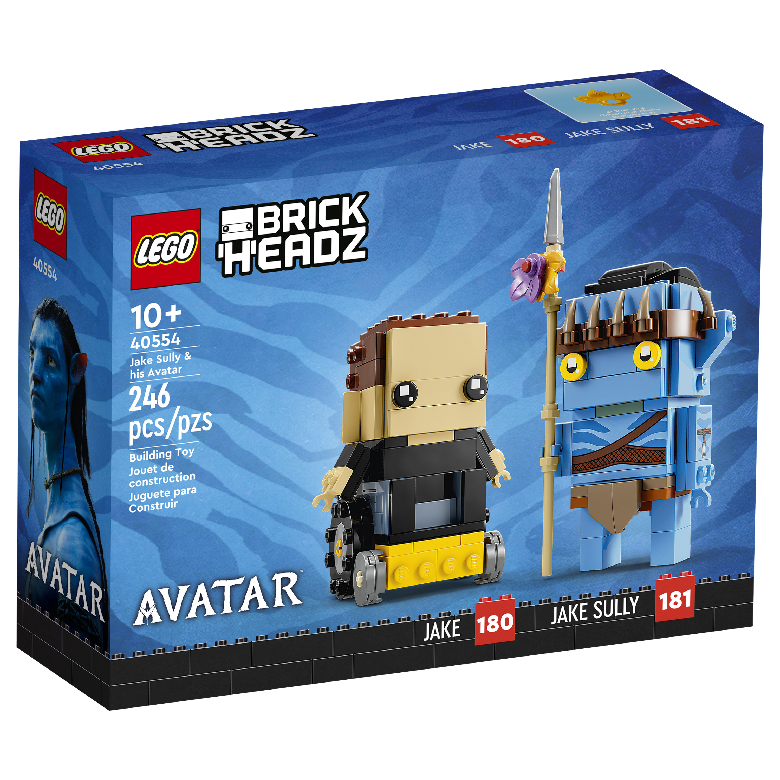 LEGO 40554 傑克與阿凡達形態BrickHeadz™系列