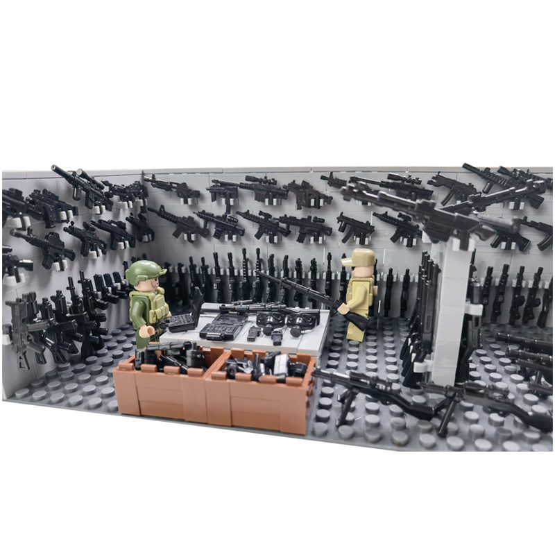 MOC Military Special Forces Soldiers Guns Weapons Room Minifigure Minifig MA0713