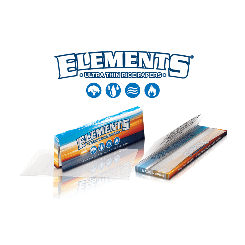 🇪🇸 Elements -（1 1/4）Rolling Papers 元素捲煙紙（50入）