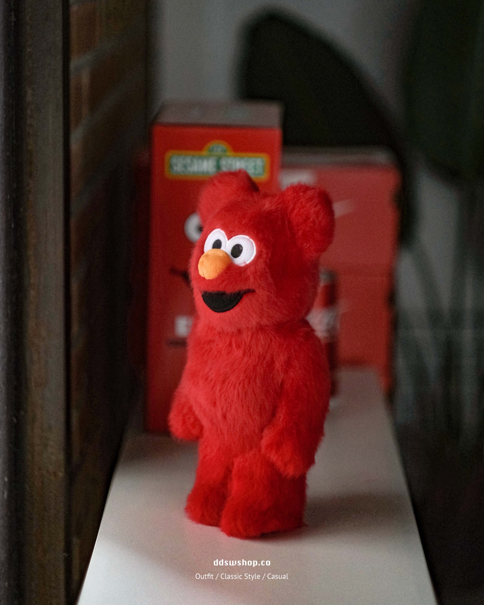 BE@RBRICK Sesame Street Cookie Monster ELMO 400% 1000% 庫柏力克 熊 芝麻街 絨毛 紅色