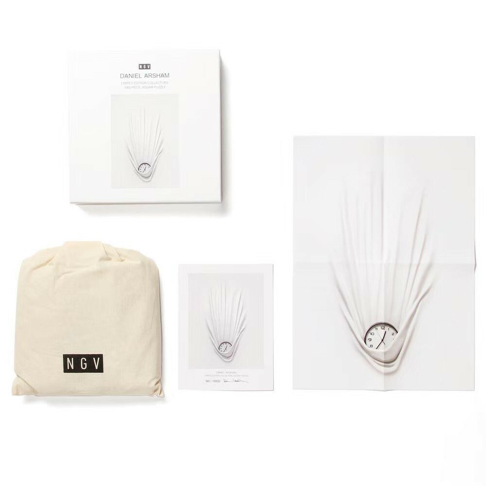 【Daniel Arsham】x NGV Falling Clock 墜落時鐘 拼圖 海報收藏組