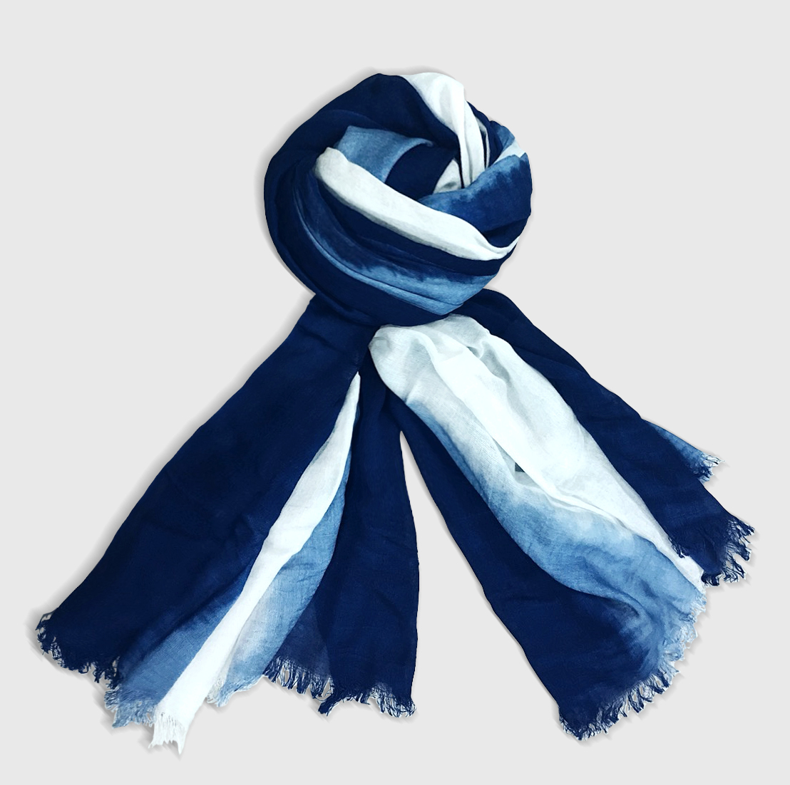 太平藍｜藍染圍巾