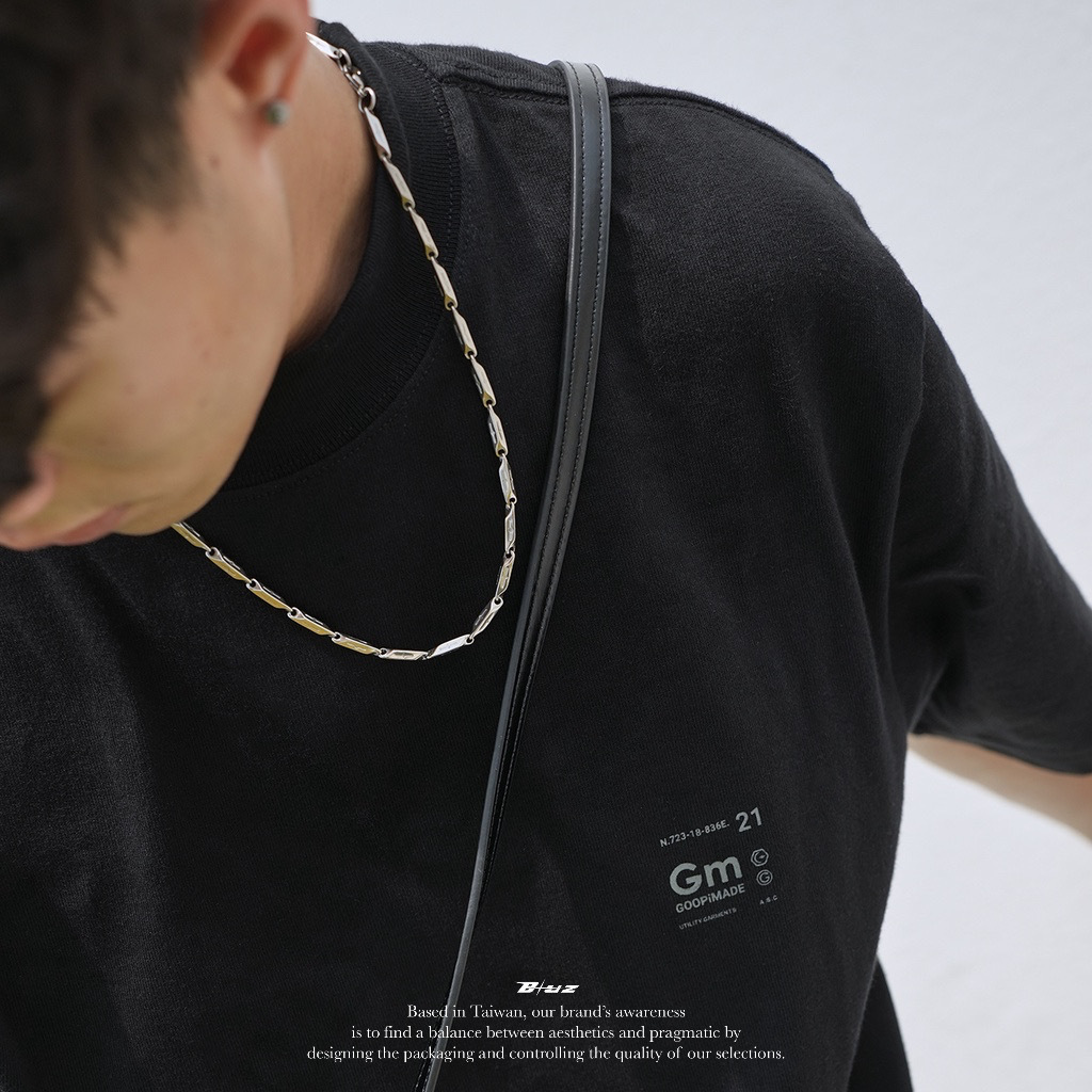 【BLUZ】316L 印紋菱形項鍊