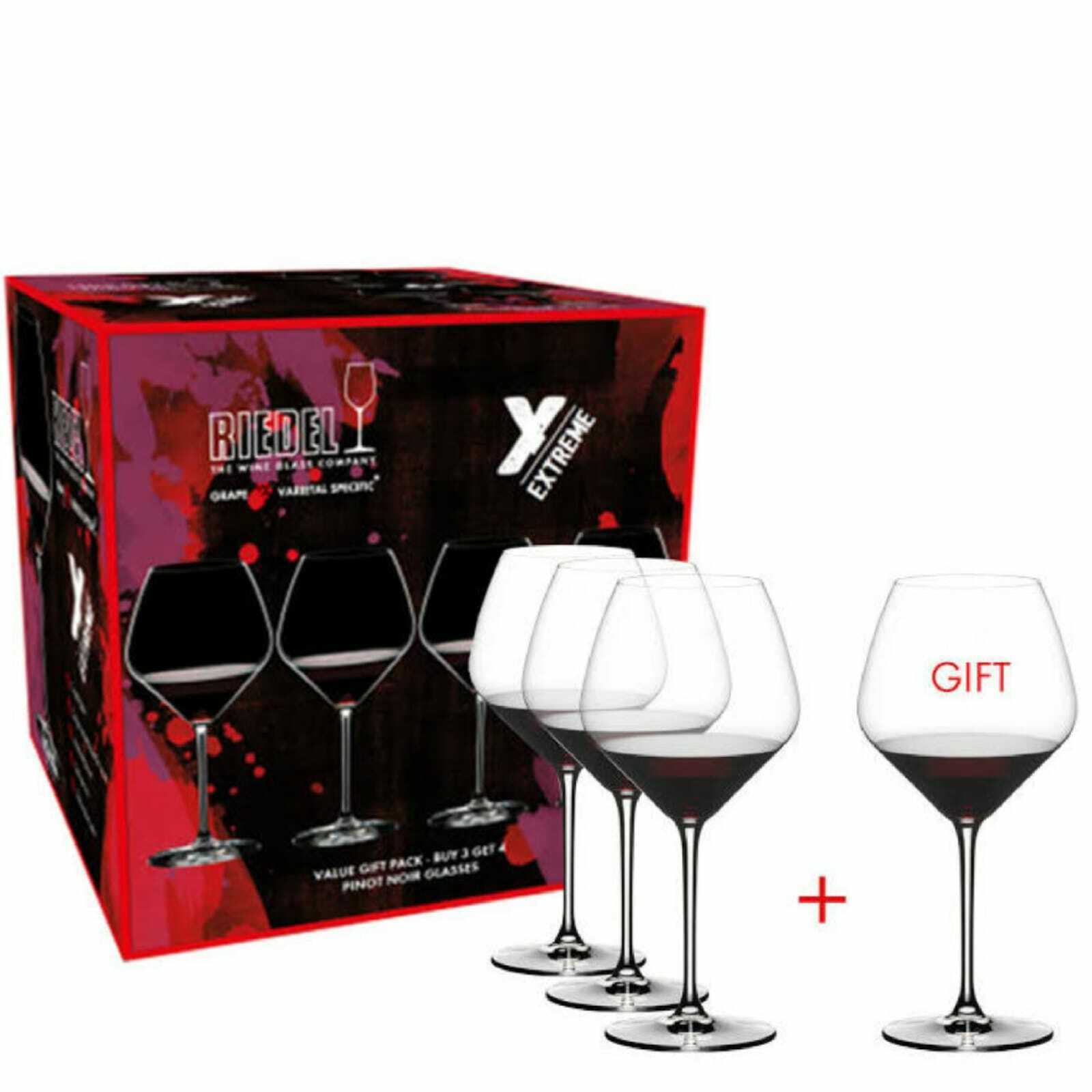 Riedel Extreme Pinot Noir Set Buy 3 get 4