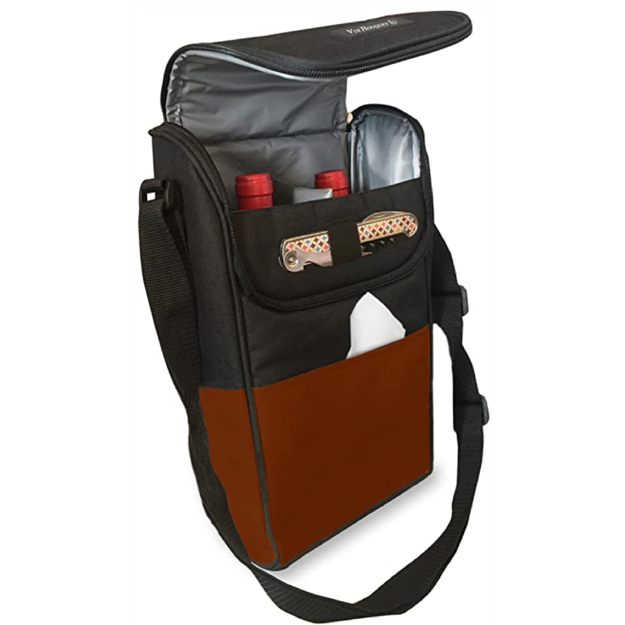 Vin Bouquet Insulated Bottle Tote for 2 bottles