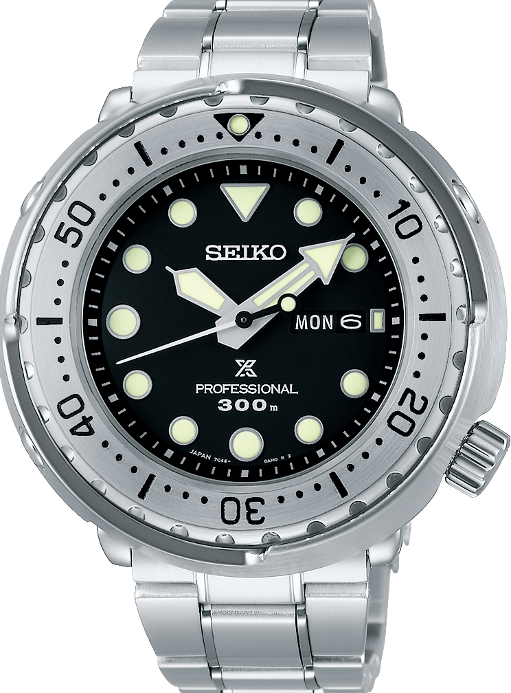 萬年鐘錶 - SEIKO PROSPEX    MARINEMASTER 300米石英潛水錶   S23633J1 / 7C46-0AN0S  錶徑47.7MM
