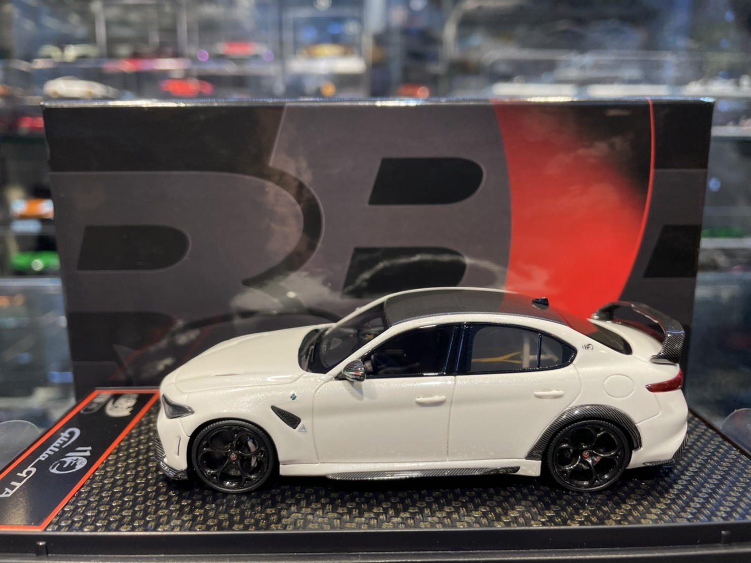 BBR BBRC247B2-21 Alfa Romeo Giulia GTAM White 1/43