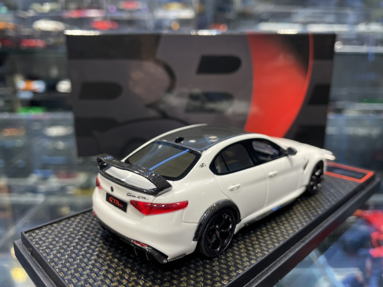 BBR BBRC247B2-21 Alfa Romeo Giulia GTAM White 1/43