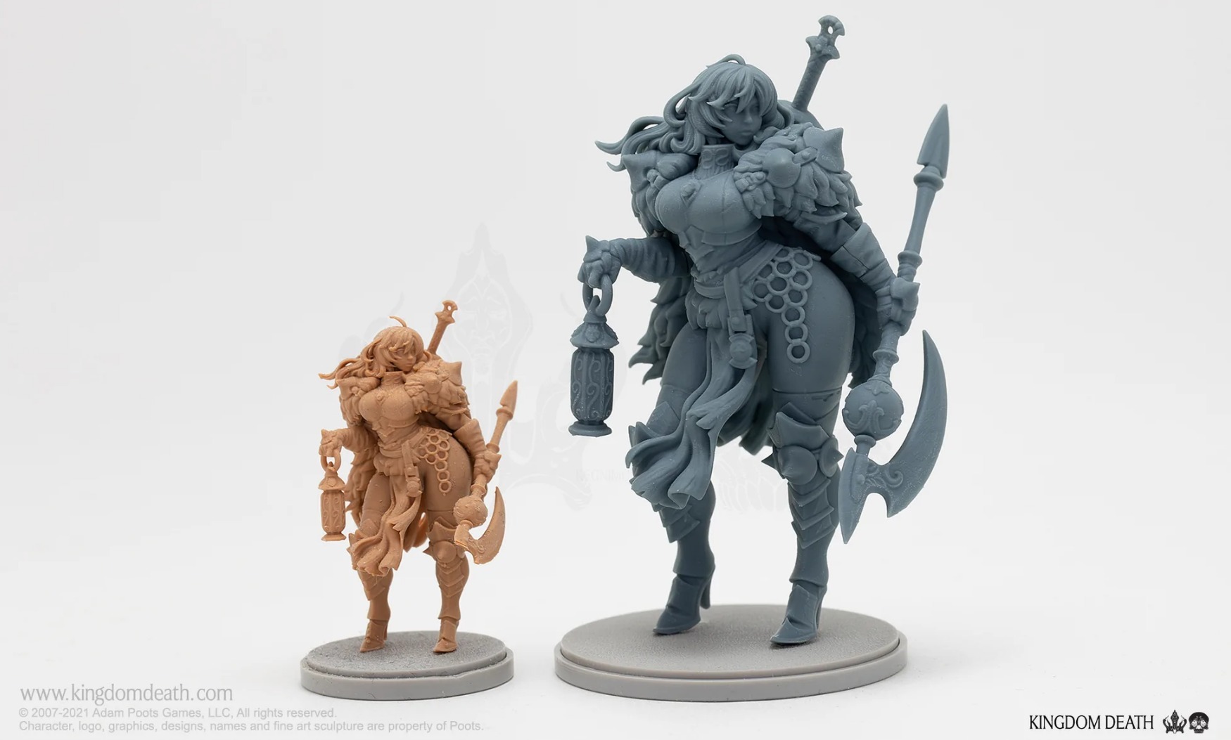 Resin Kit 874 Kingdom Death Aya - Lantern Armor 30mm Base Size - Foto 9