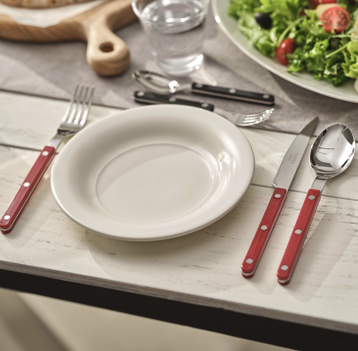 SABRE | Bistrot 復古酒館鈕扣系列 | 主餐亮面質感3件組