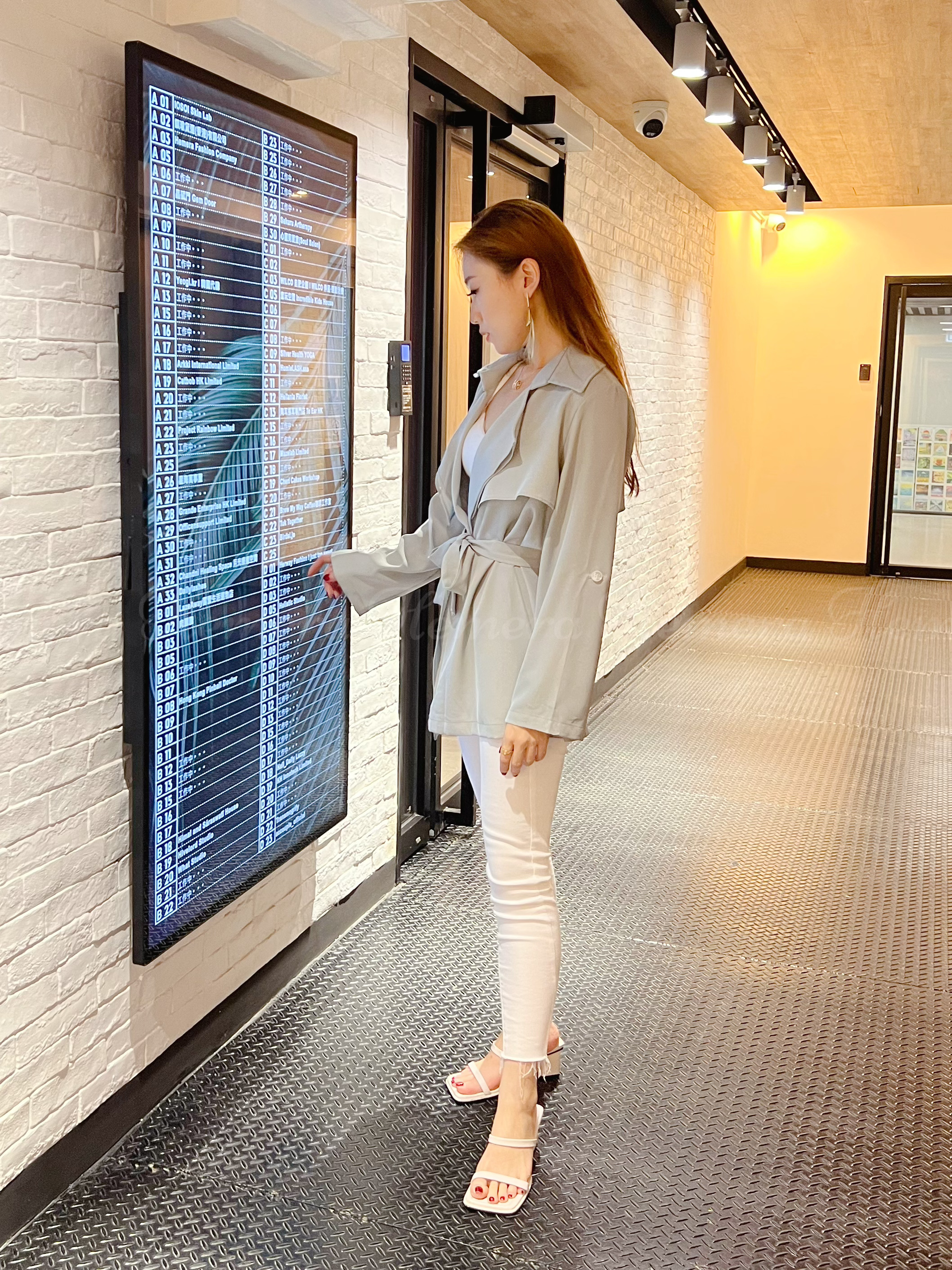 IN STOCK：鼠尾草綠 薄身雪紡乾濕褸 JK22S1001SG