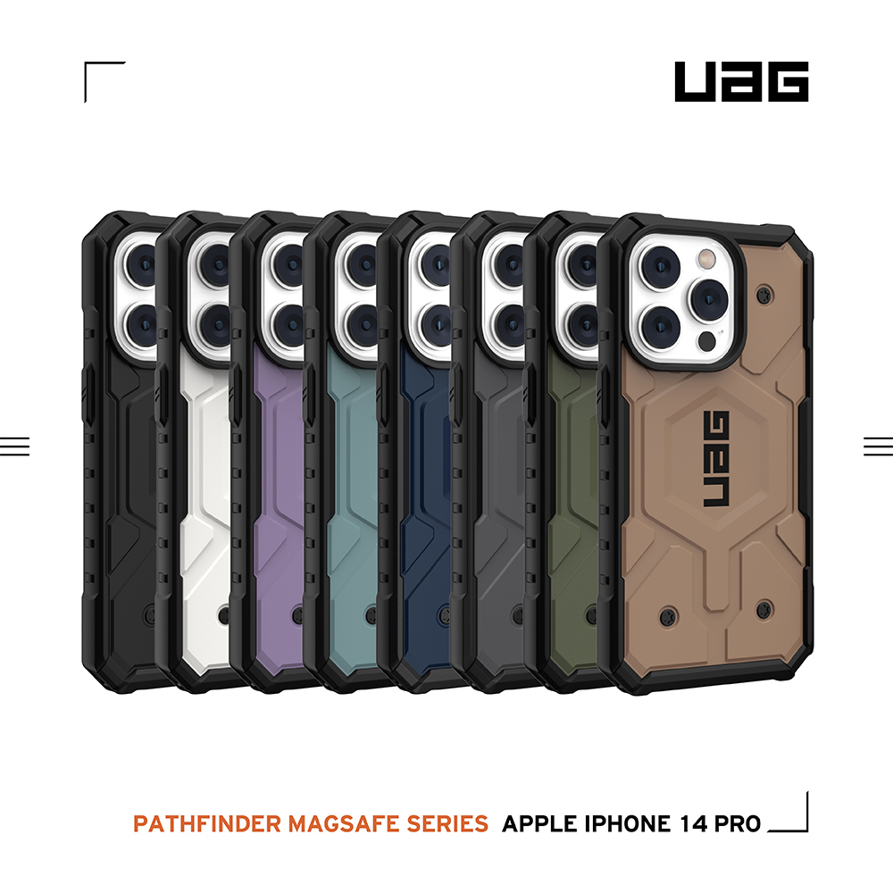 美國軍規 UAG  iPhone14Pro  6.1" 耐衝擊保護殼MagSafe (8色)