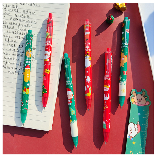 聖誕節按動中性筆 A0941