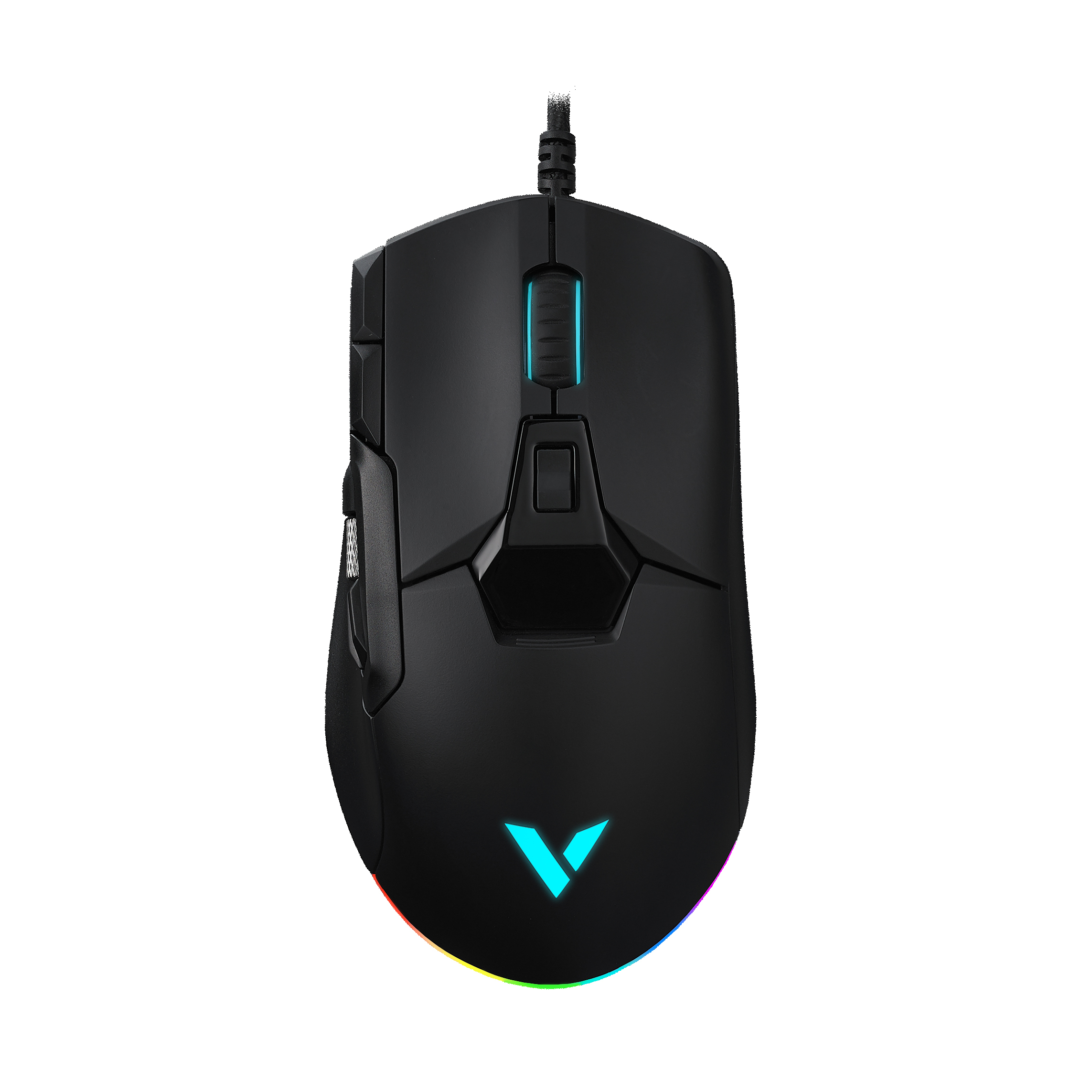 RAPOO - V330 RGB 幻彩內存雙模切換 專業電競滑鼠  (香港行貨 一年保養)