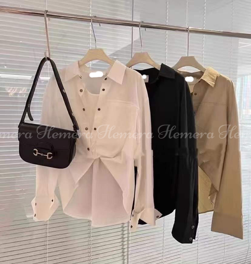 IN STOCK: 型格假兩件前短後長上身 TP22S1010