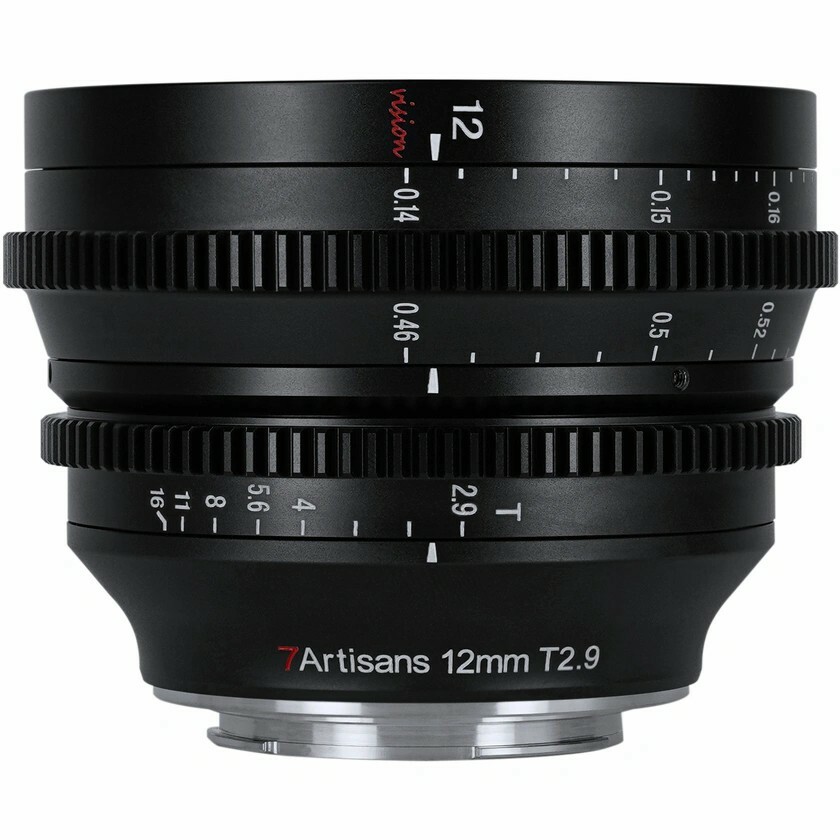 七工匠 7artisans 12mm T2.9 APS-C 電影鏡頭