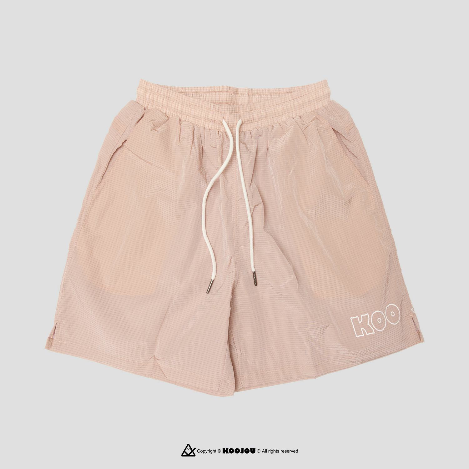 KID ® KOOJOU 尼龍輕便短褲 淺粉