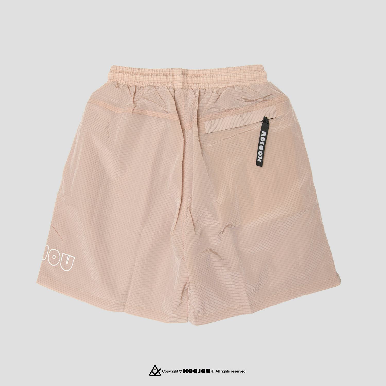 KID ® KOOJOU 尼龍輕便短褲 淺粉