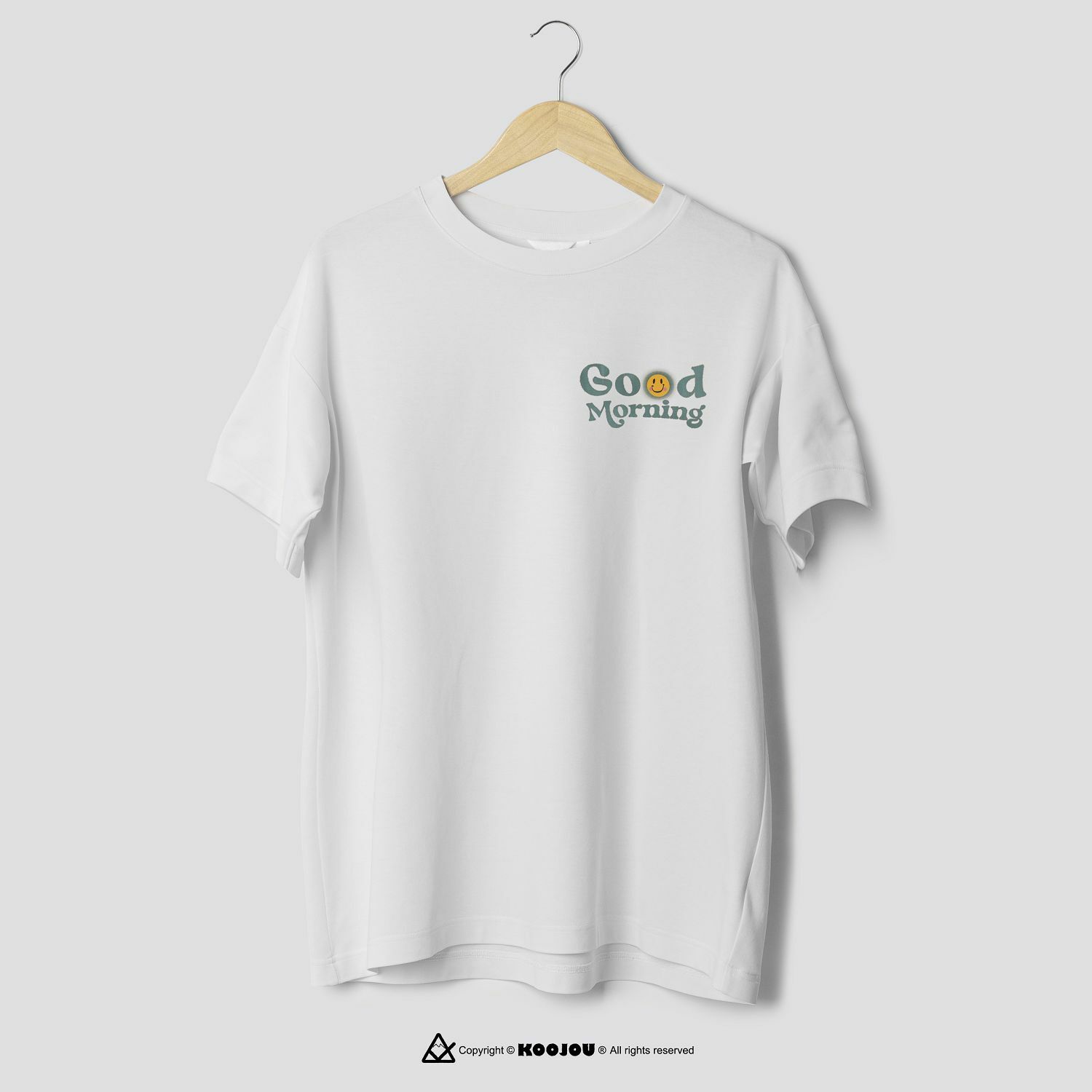 KID ® KOOJOU 早安系列 短T 白