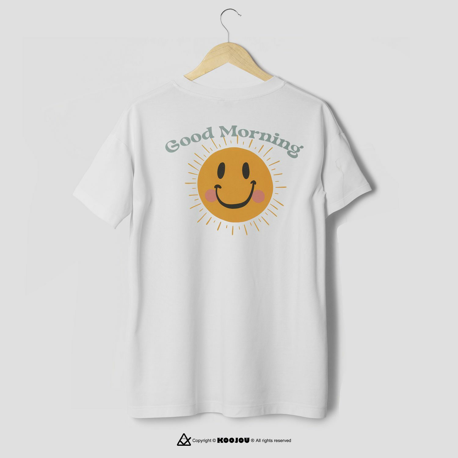 KID ® KOOJOU 早安系列 短T 白