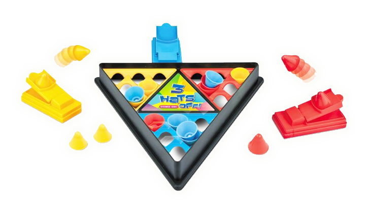 現貨區 盒裝玩具三人拋帽子遊戲 26427