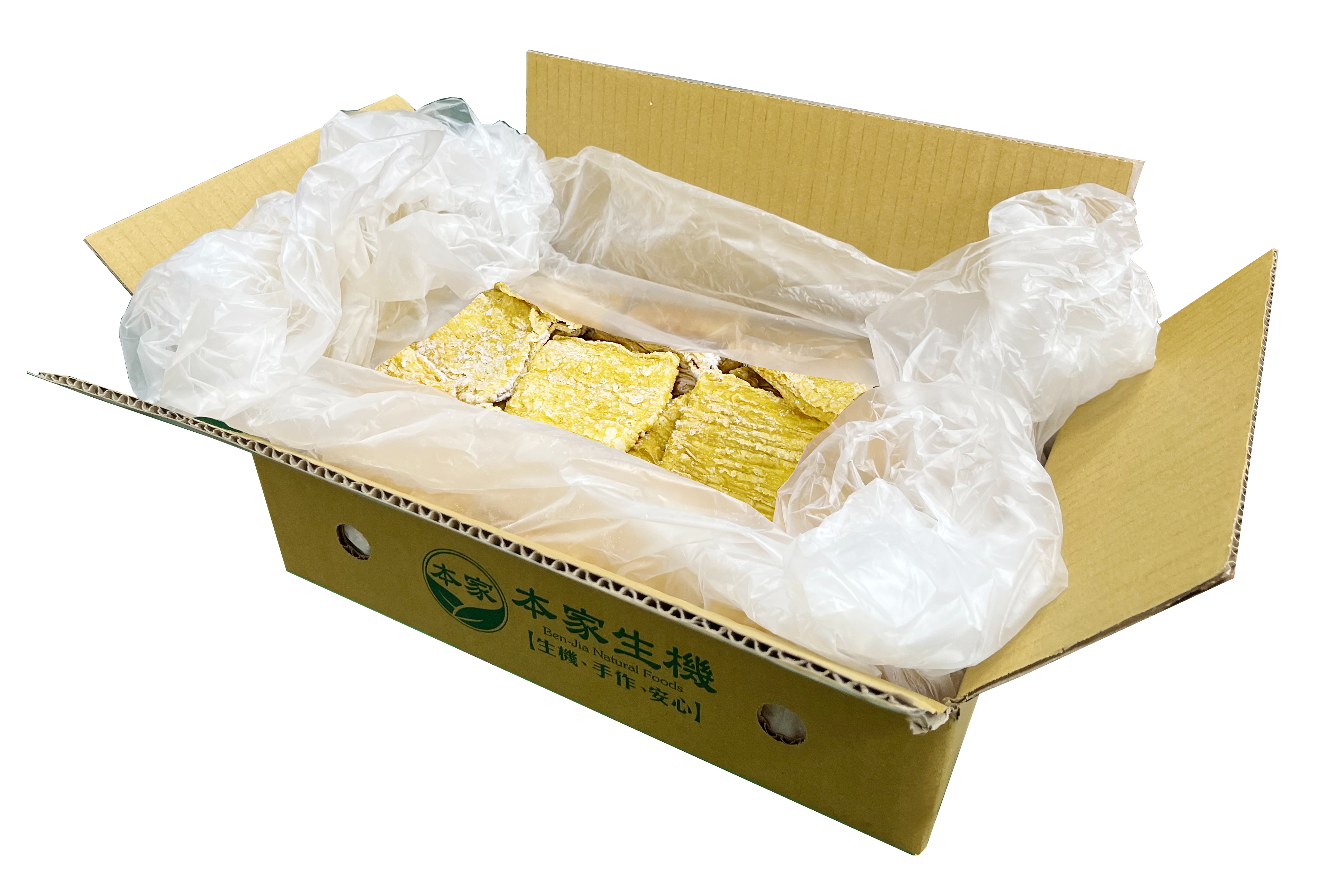 本家炸豆包(業務用)-3公斤/箱 | 黃金炸豆包 | 營業用大包裝 |