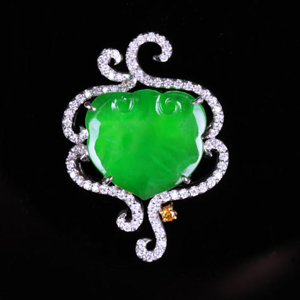 如意翡翠頂級荖坑玻璃種翡翠項鍊