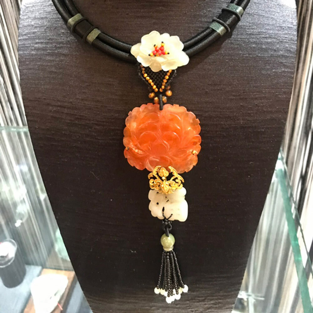 老瑪瑙-花開富貴