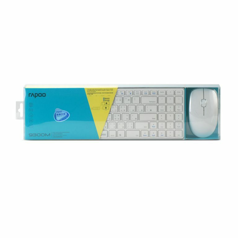 RAPOO - 9300M MOUSE AND KEYBOARD SET (2 color choice) (CHI Version) 黑色  白色