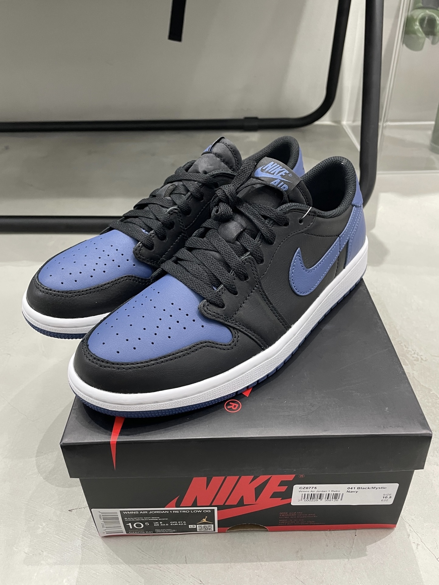 Air Jordan 1 Retro Low OG UNC 黑灰藍女款男段CZ0775-041