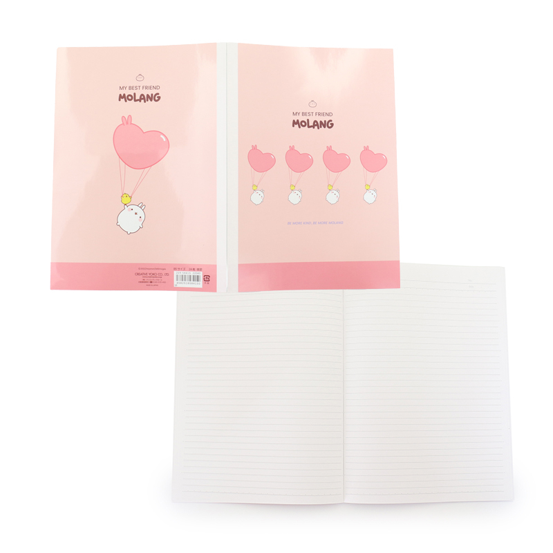 MOLANG 萌浪兔 B5橫線筆記本- ( 氣球繪 / 甜蜜風 )
