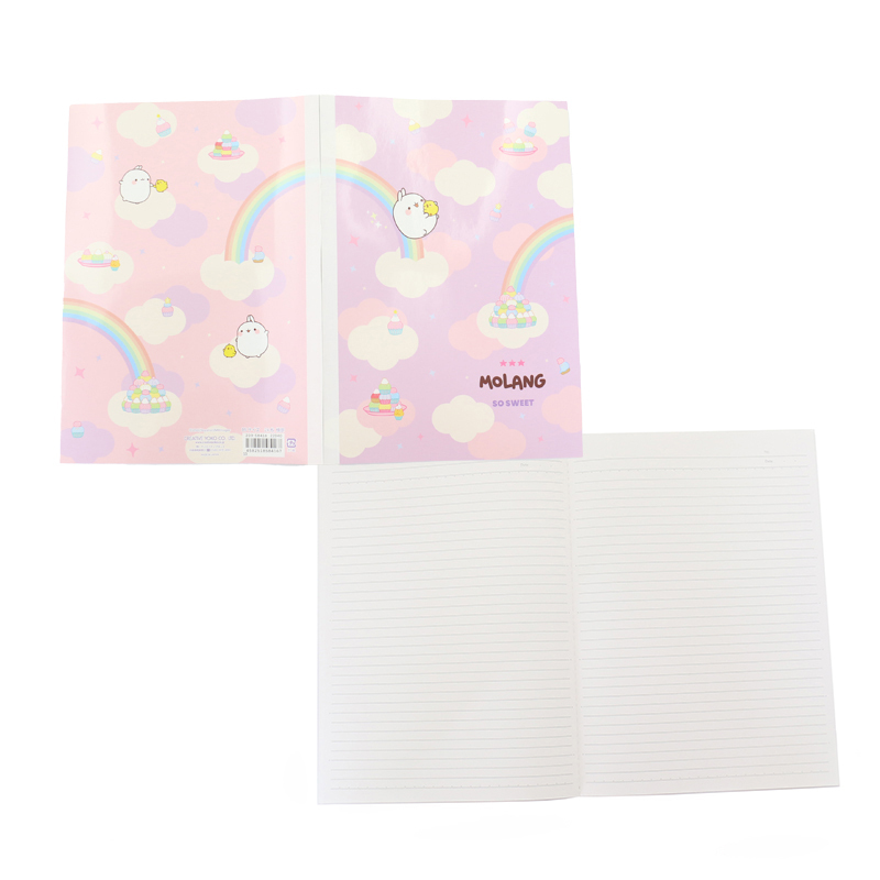 MOLANG 萌浪兔 B5橫線筆記本- ( 氣球繪 / 甜蜜風 )