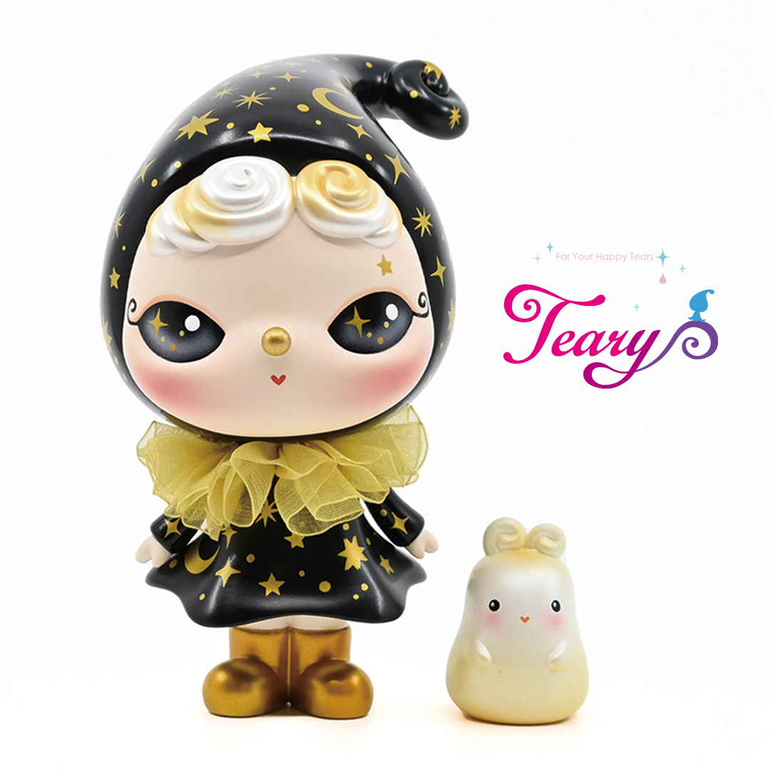 Dressy Doll 搪膠公仔 - Teary (黑金版)