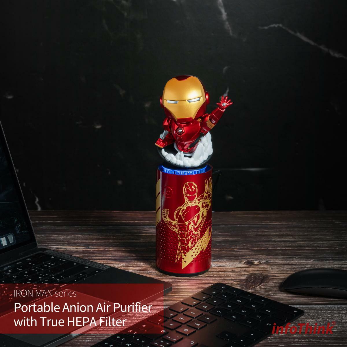【Hook's嚴選】鋼鐵人系列 USB渦輪負離子空氣清淨機