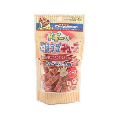 DoggyMan 牛肉小方塊 100g【$100 X 4 包】