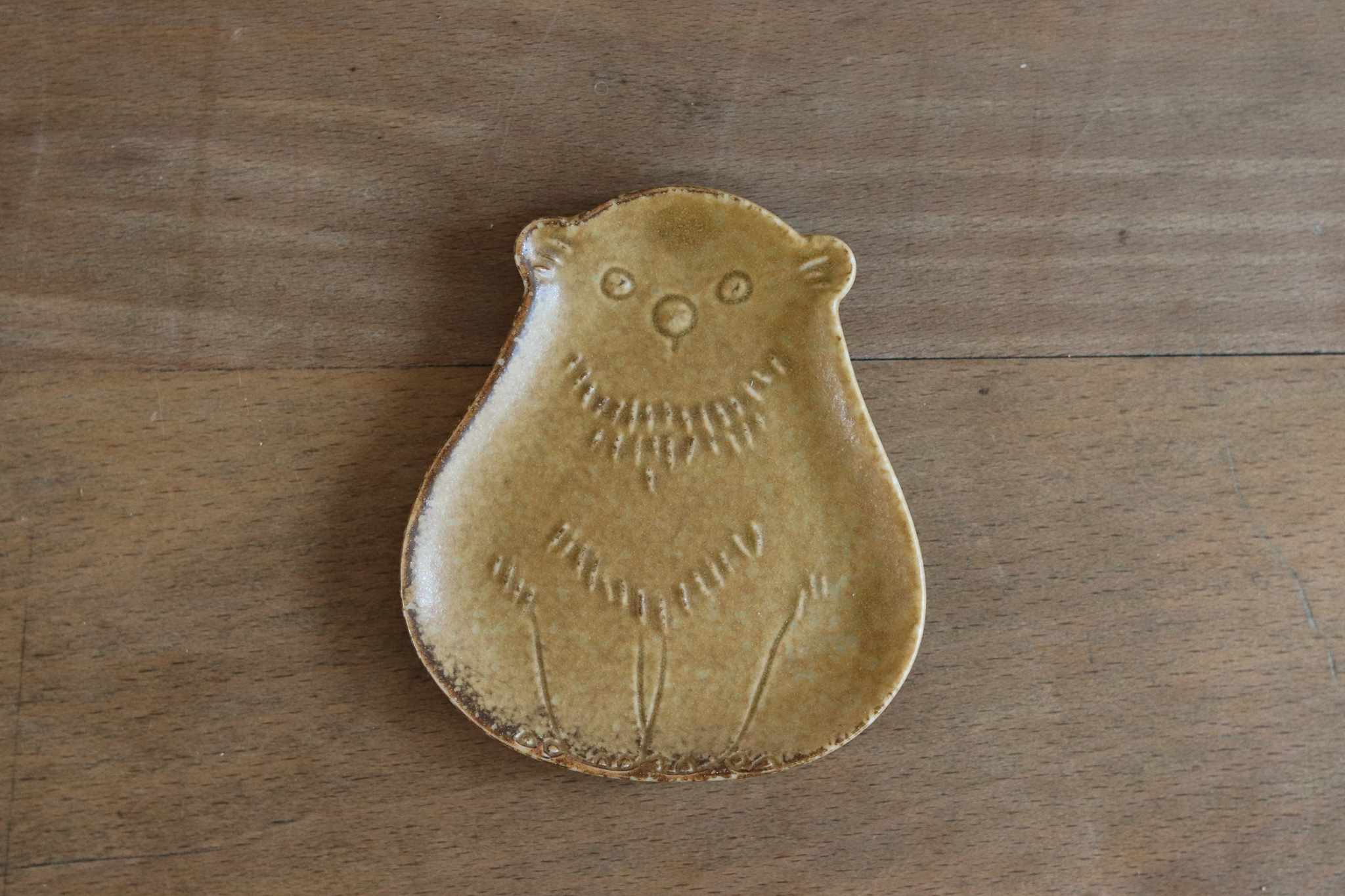 日本 美濃燒 Metsa 森林動物 造型碟