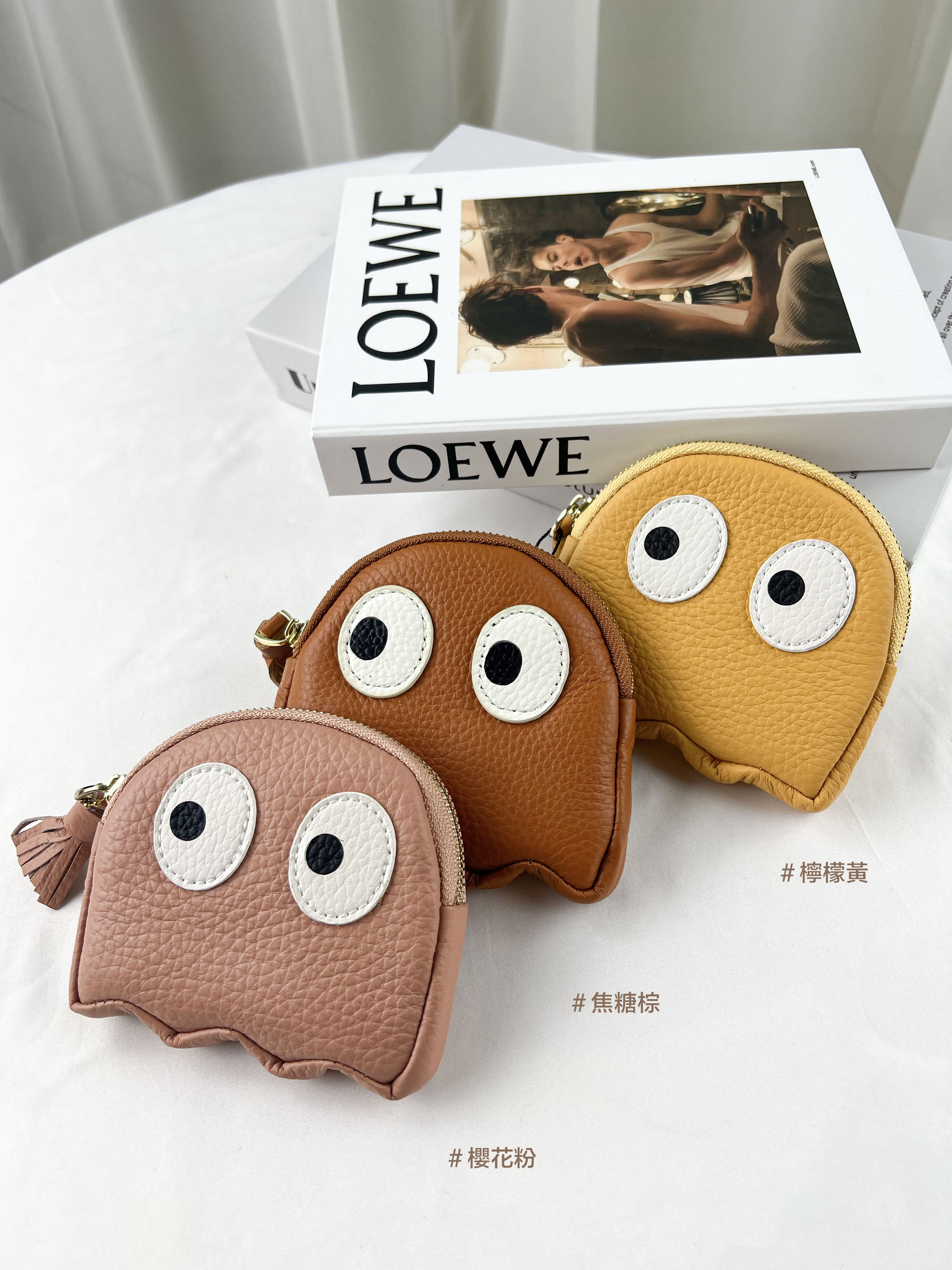 韓國俏皮小精靈真皮牛皮零錢包 #3327