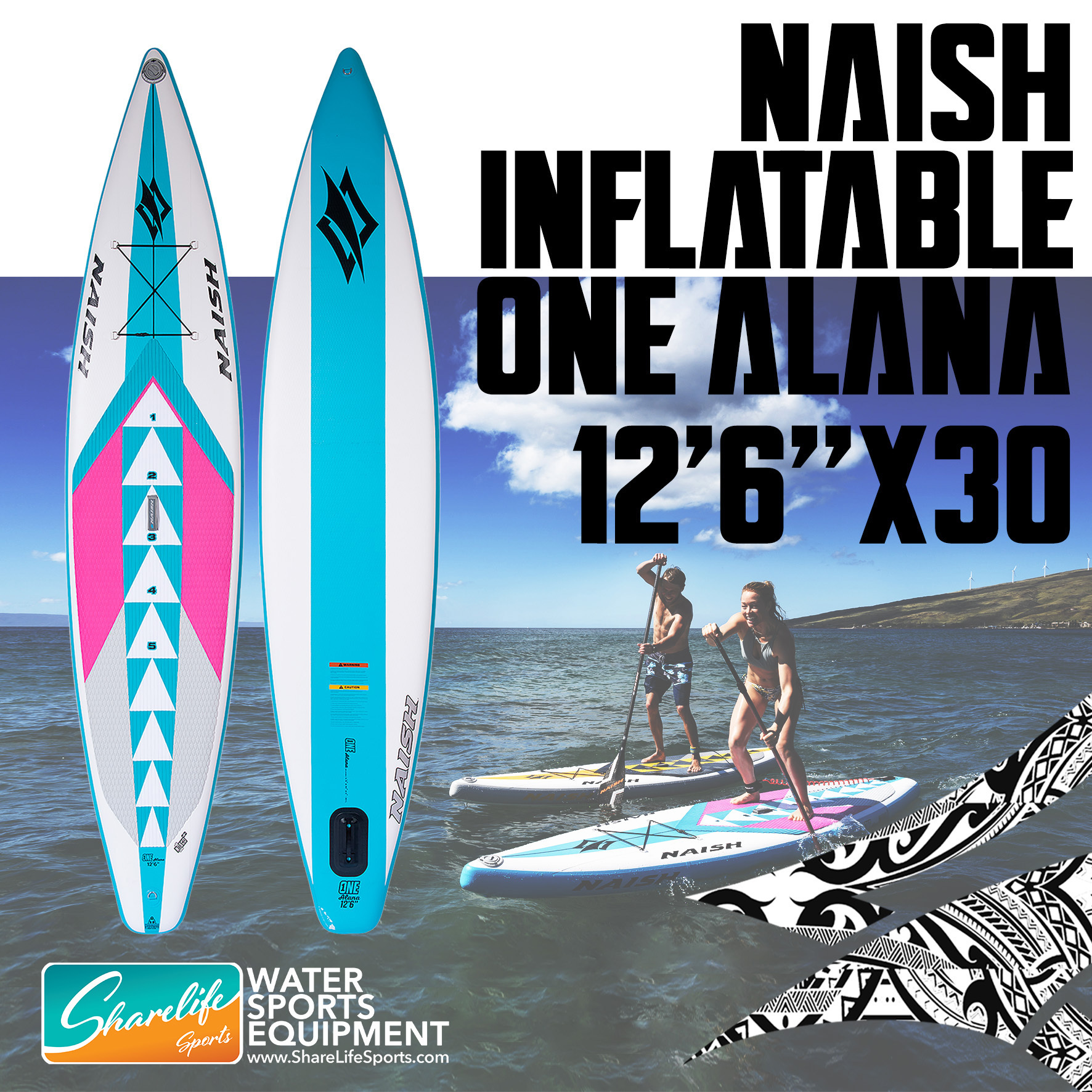 Naish ONE Alana Inflatable '6" SUP Board