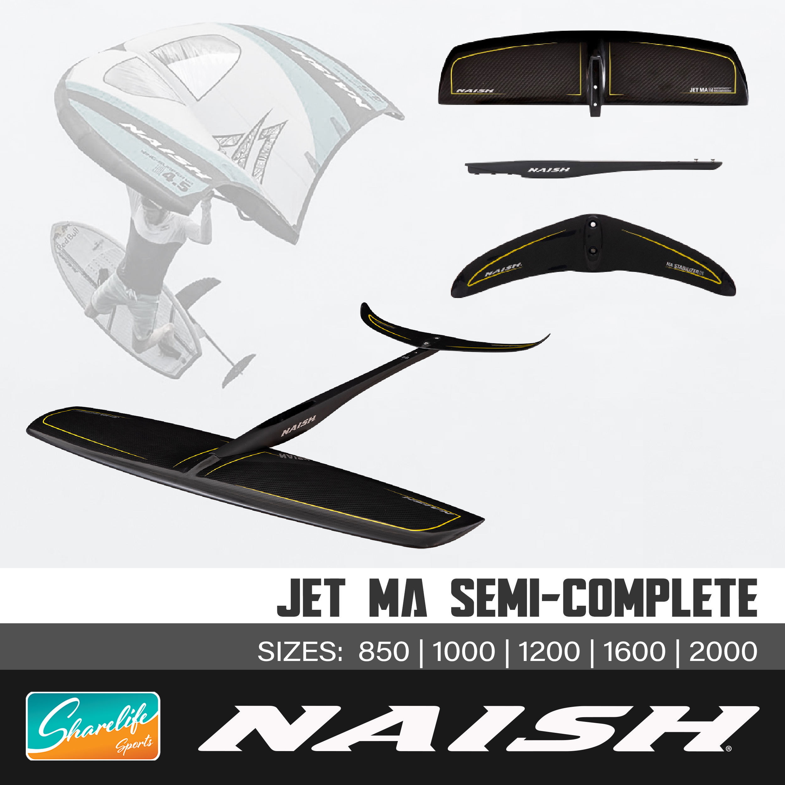 S27 Naish Jet MA Foil Semi-complete