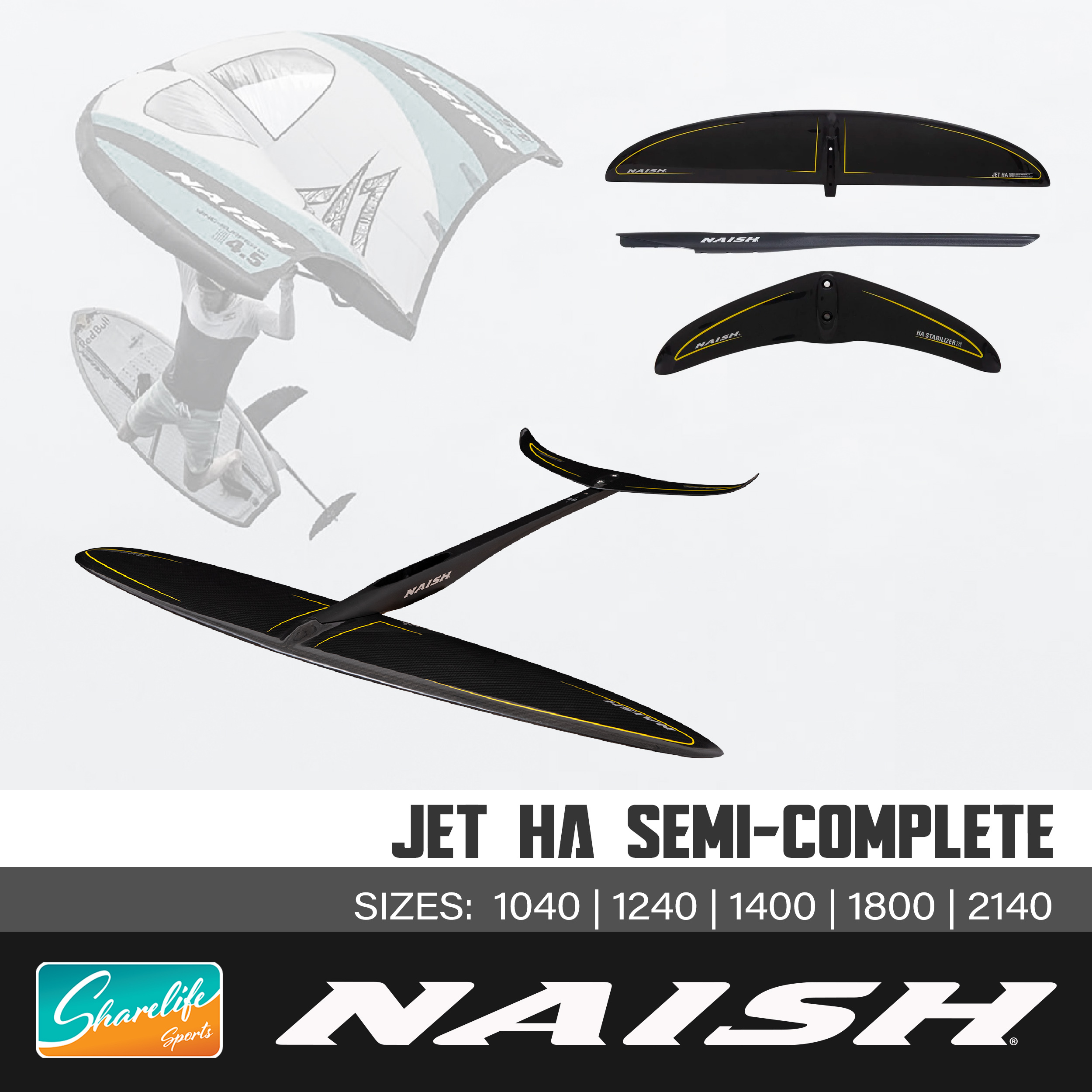 S27 Naish Jet HA Foil Semi-complete