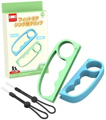 NS 良值 有氧拳擊 手指虎握把 動森色