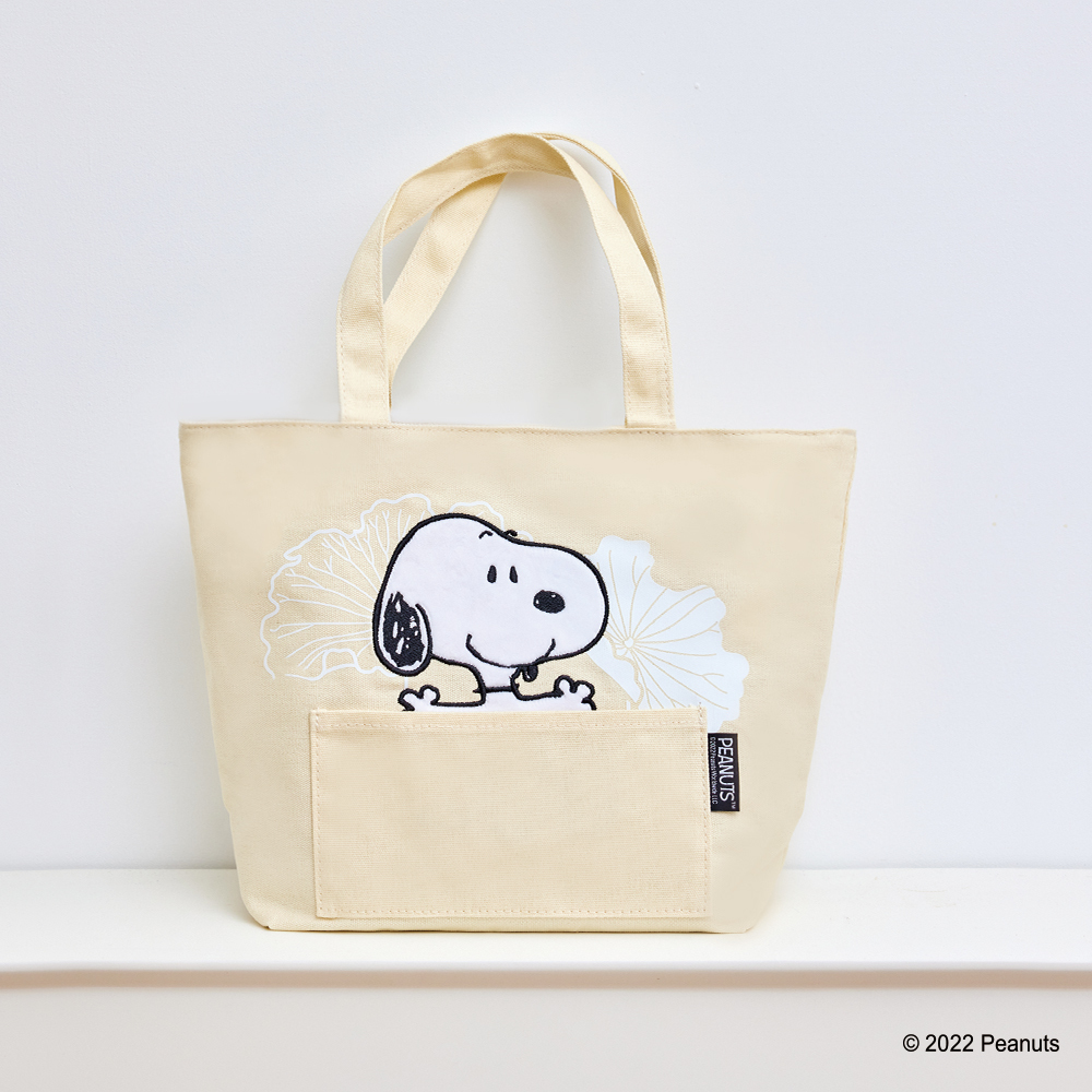 故宮×史努比 太液荷風 托特包