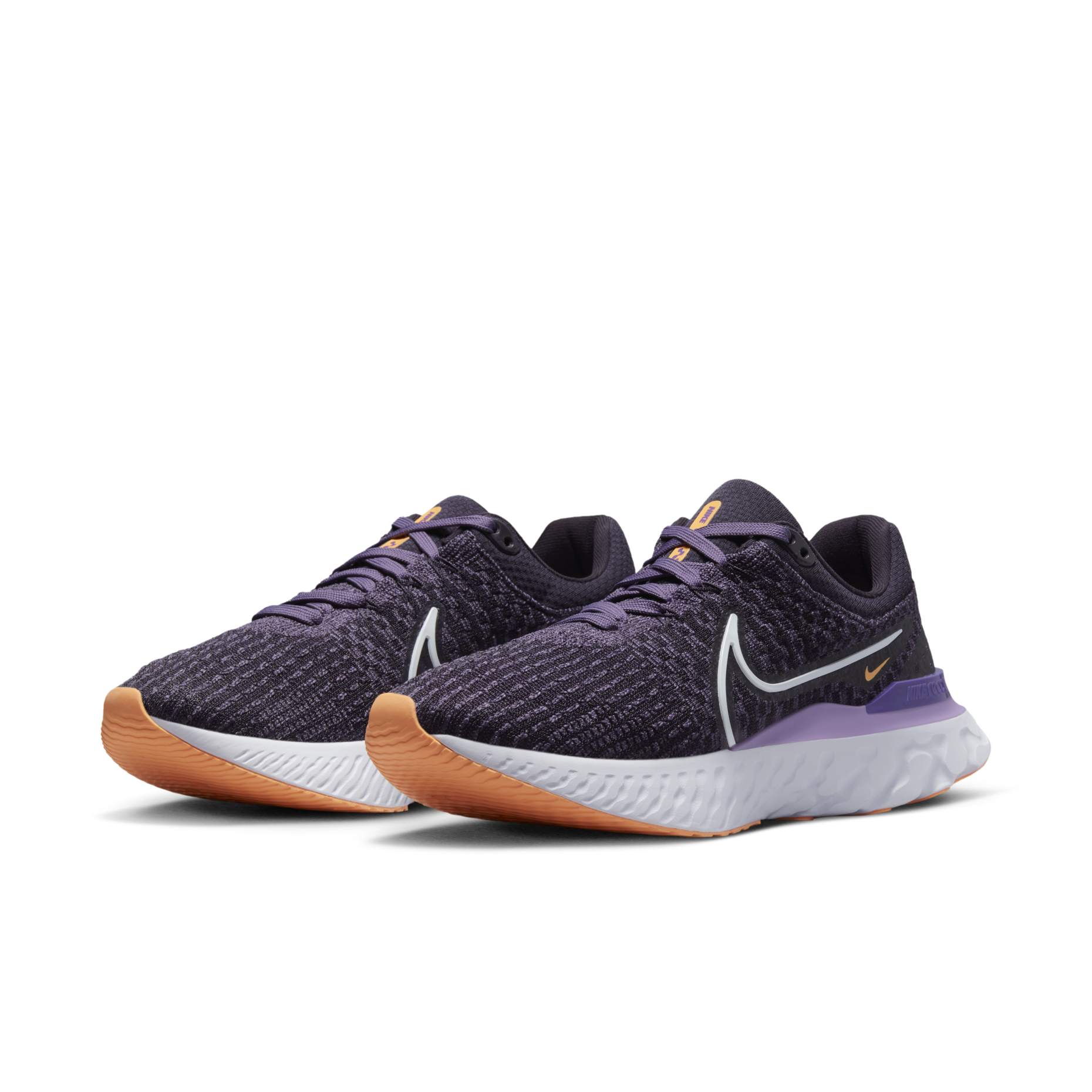 Nike React Infinity Run Flyknit 3 透氣慢跑鞋紫色女鞋DD3024-5