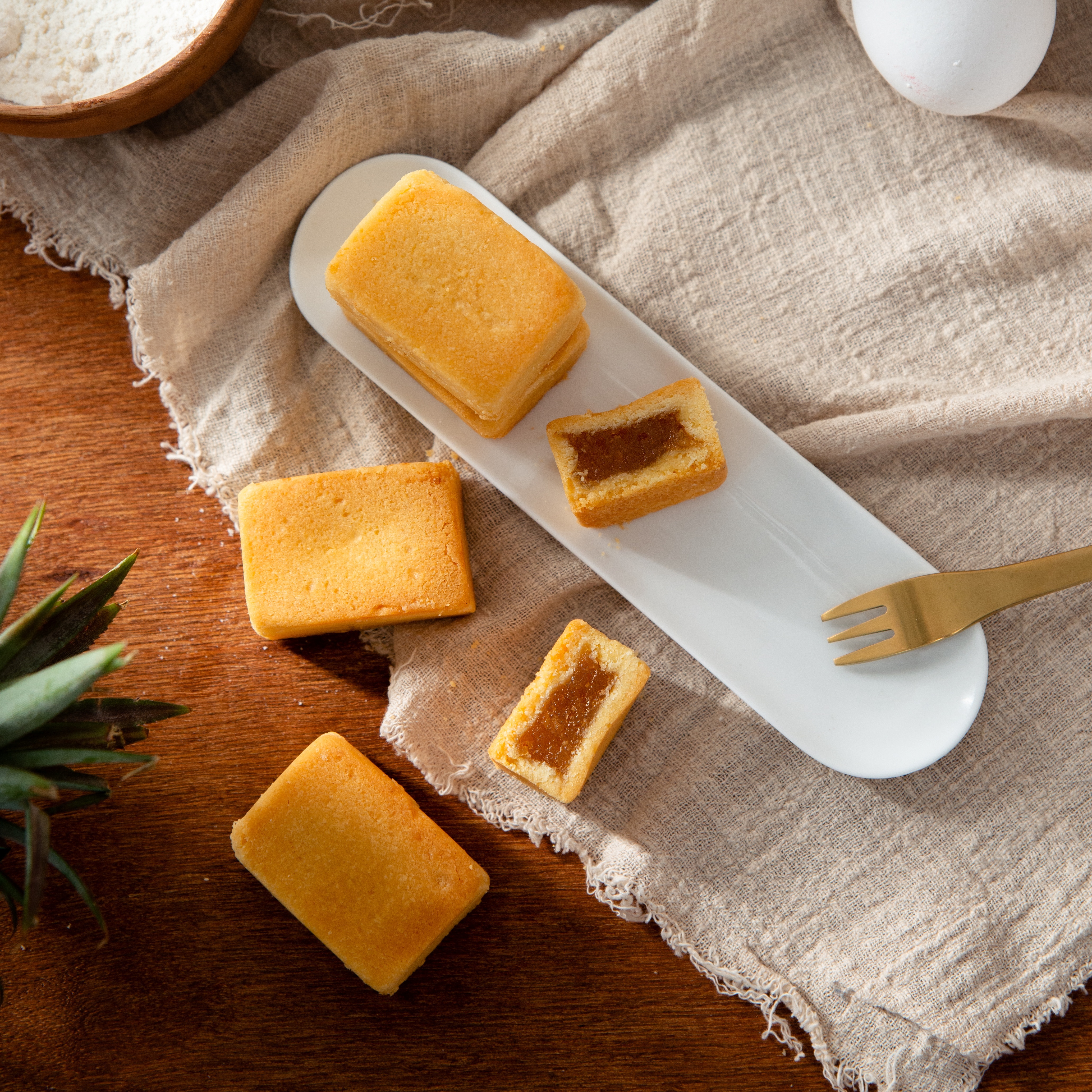 鳳梨酥12入禮盒 (奶蛋素)｜舊振南