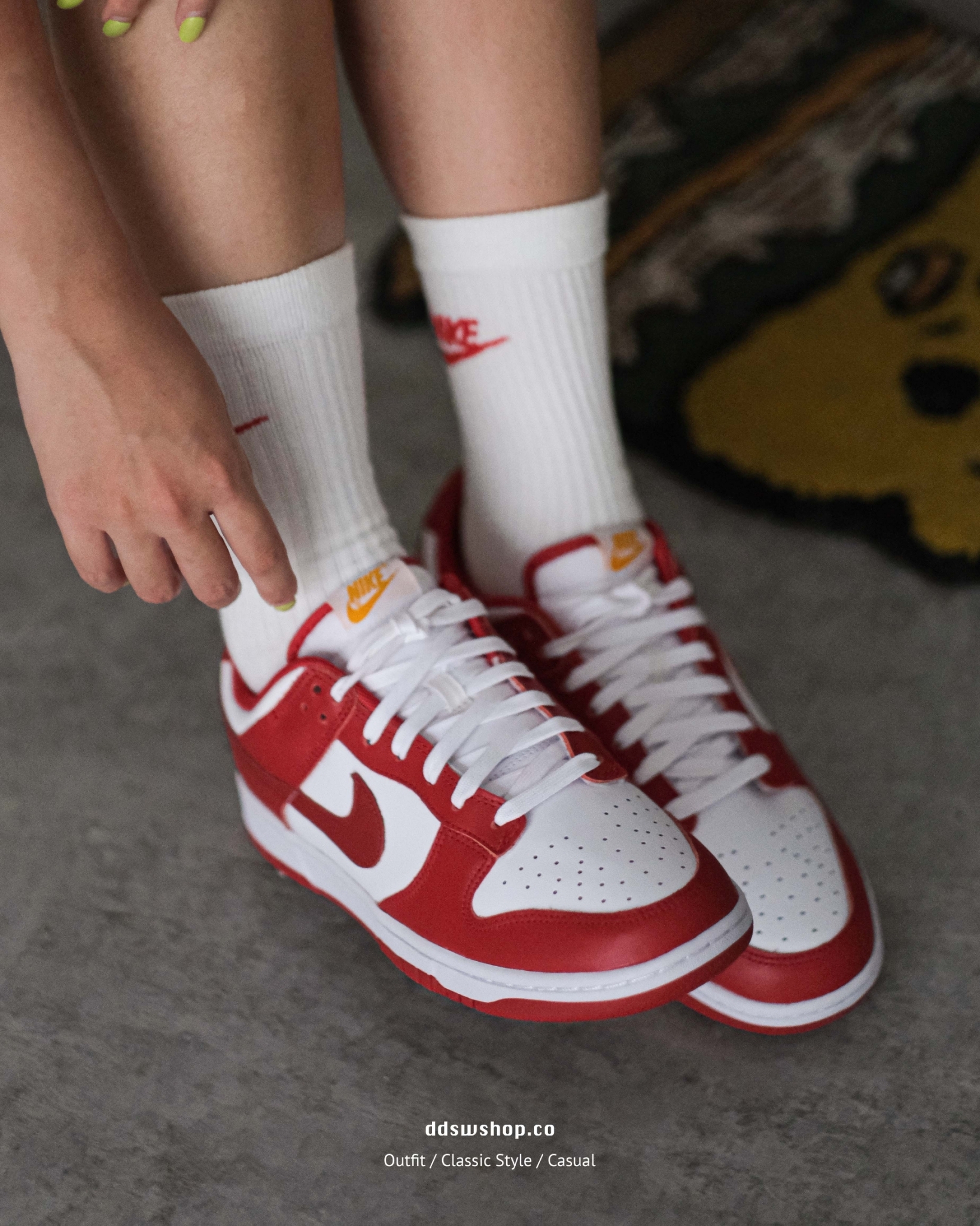 Nike Dunk Low USC Gym Red 紅色 大學紅 黃標 DD1391-602