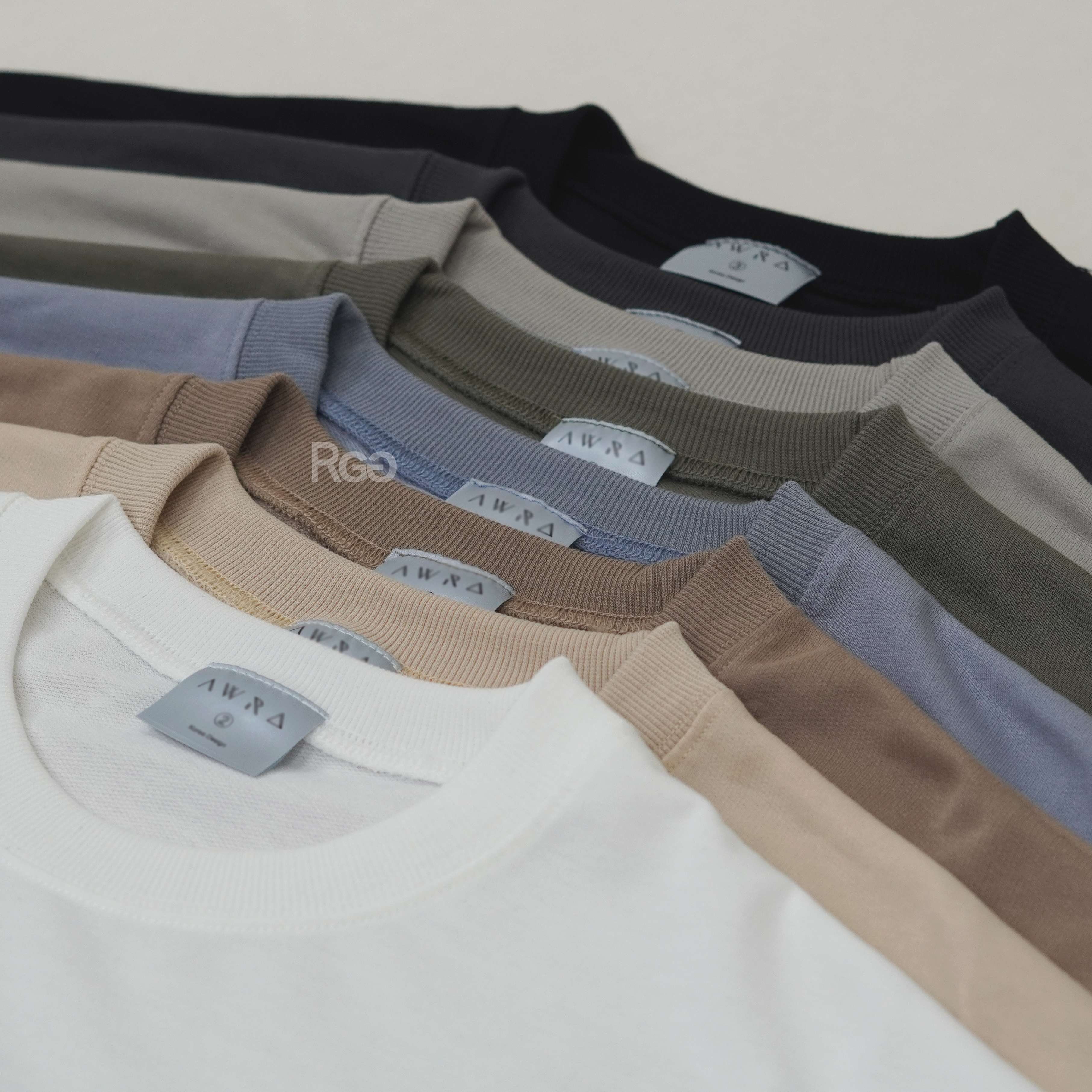 #1758 螺紋百搭素面薄長T